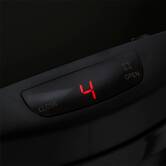 Poubelle, détecteur infra-rouge + bouton, 40 l, noir 