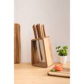Bloc de 5 couteaux Acacia