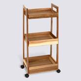 Desserte, l.40 cm, marron Acacia