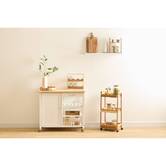 Desserte, l.40 cm, marron Acacia