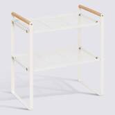 Etagère 2 niveaux, blanc Balm