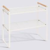 Etagère 2 niveaux, blanc Balm