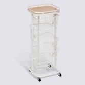 Desserte, l.34,5 cm, blanc Balm