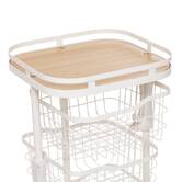 Desserte, l.34,5 cm, blanc Balm