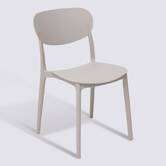 Chaise, taupe Plasta