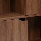 Bibliothèque 2 portes, marron Slidy