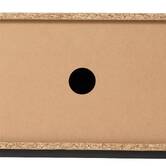 Meuble tv 2 étagères, marron Slidy