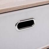 Commode 2 tiroirs, beige Dress up