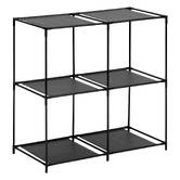 Etagère 2 niveaux, noir Mix'n modul