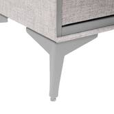 Commode 2 tiroirs, gris Granite