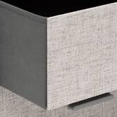 Commode 6 tiroirs, gris Granite