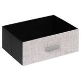 Commode 6 tiroirs, gris Granite