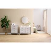 Commode 6 tiroirs, gris Granite