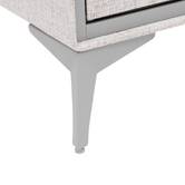 Commode 4 tiroirs, gris Granite