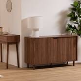 Buffet 2 portes, marron Slidy