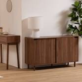 Buffet 2 portes, marron Slidy