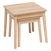 Tables gigognes, beige Abana