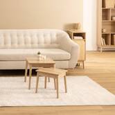 Tables gigognes, beige Abana