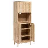 Buffet de cuisine 2 portes, marron Abana