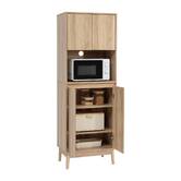 Buffet de cuisine 2 portes, marron Abana