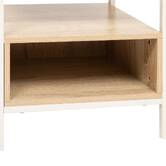 Chevet, 2 niveaux, beige Curvy