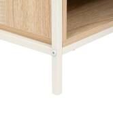 Chevet, 2 niveaux, beige Curvy