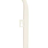 Console 2 étagères, beige Curvy