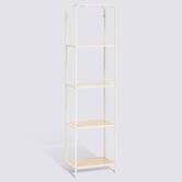 Etagère 4 niveaux, beige Curvy