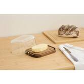 Beurrier, socle acacia 