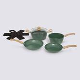 Batterie de cuisine, 5 pièces + 1 protection 