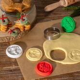 Emporte-pièces, 3 pièces, beige