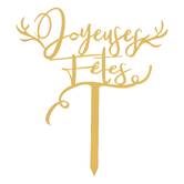 Lot de 4 décorations pâtisserie 