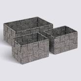 Panier, 3 produits, gris Lise