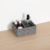 Panier, 3 produits, gris Lise