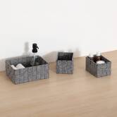 Panier, 3 produits, gris Lise