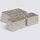 Panier, 3 produits, beige Lise