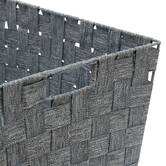 Panier, l.38 cm, gris Lise