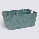 Panier, l.38 cm, vert Lise