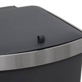 Poubelle, pédale, 45 l, gris 