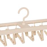 Séchoir double, 32 pinces, beige 