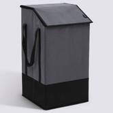 Panier à linge, 45 l, gris 