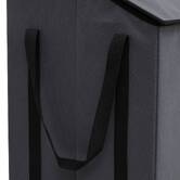 Panier à linge, 45 l, gris 