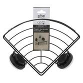 Étagère d'angle, noir Venterra