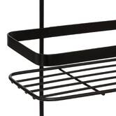 Serviteur de douche 2 niveaux, noir Venterra