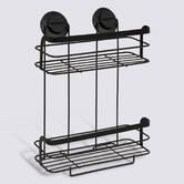 Serviteur de douche 2 niveaux, noir Venterra