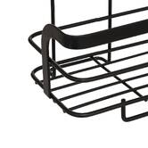 Serviteur de douche 2 niveaux, noir Venterra