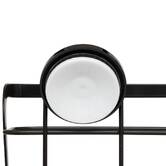 Serviteur de douche 2 niveaux, noir Venterra