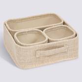 Panier, 4 produits, beige
