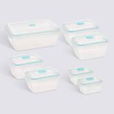 Lot de 7 boîtes de conservation, 0,4/0,8/1,5/5,6l