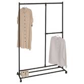 Portant à vêtements, noir Strongy